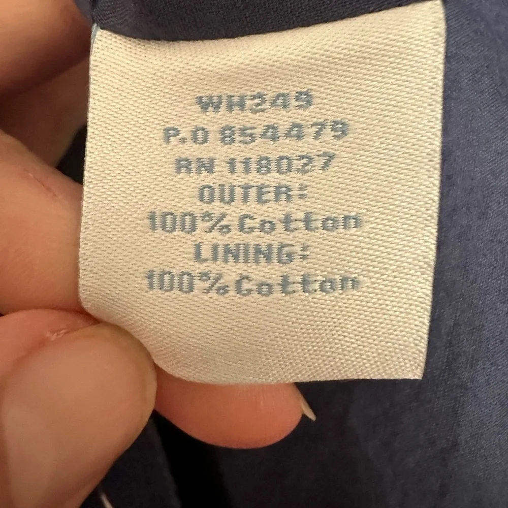 Boden Womens A-Line Notch Neck Shift Sheath Navy and Tan  Dress - Picture 5 of 5